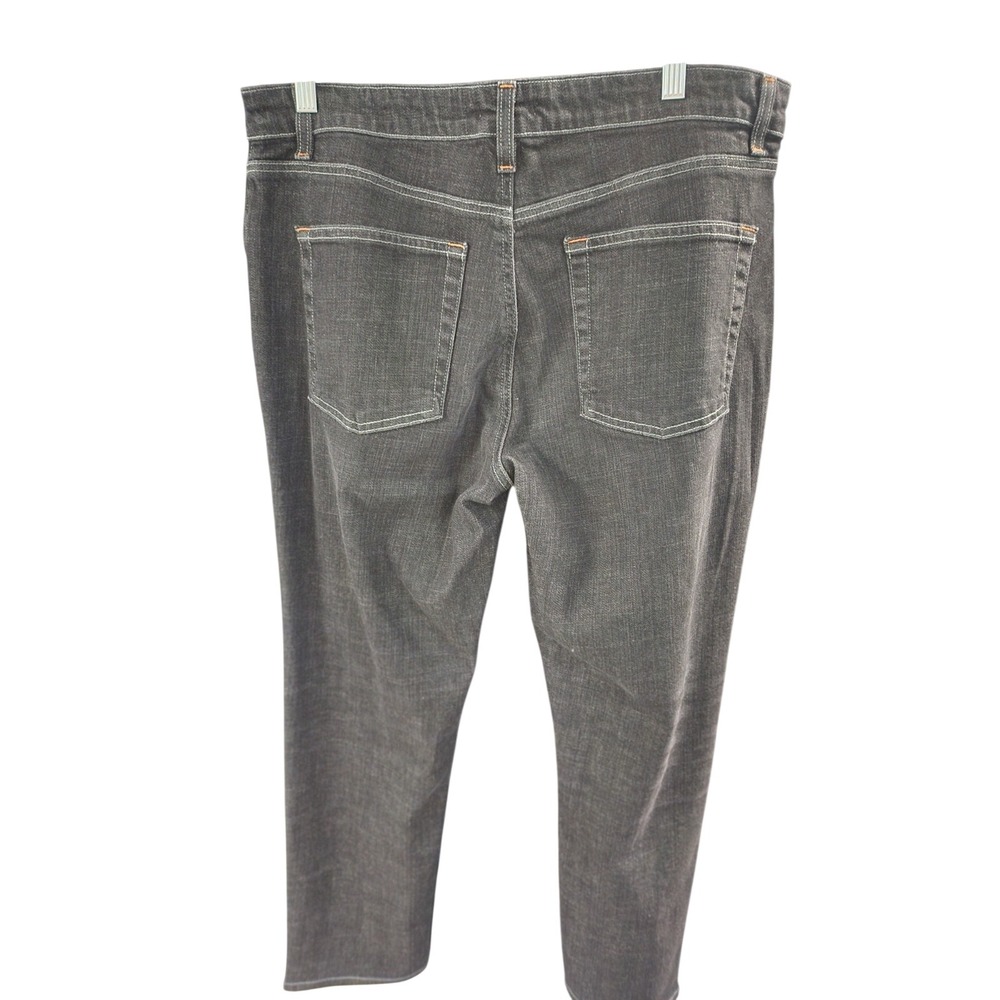 Eileen Fisher Black faded Woman's Jeans Sz 12 100% Organic - Picture 2 of 4